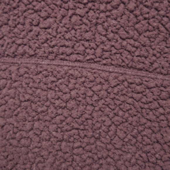 Old Navy Sz L Oversized Slouchy Cozy Dark Brown Sherpa Fleece  Zipper Jacket - Picture 16 of 16